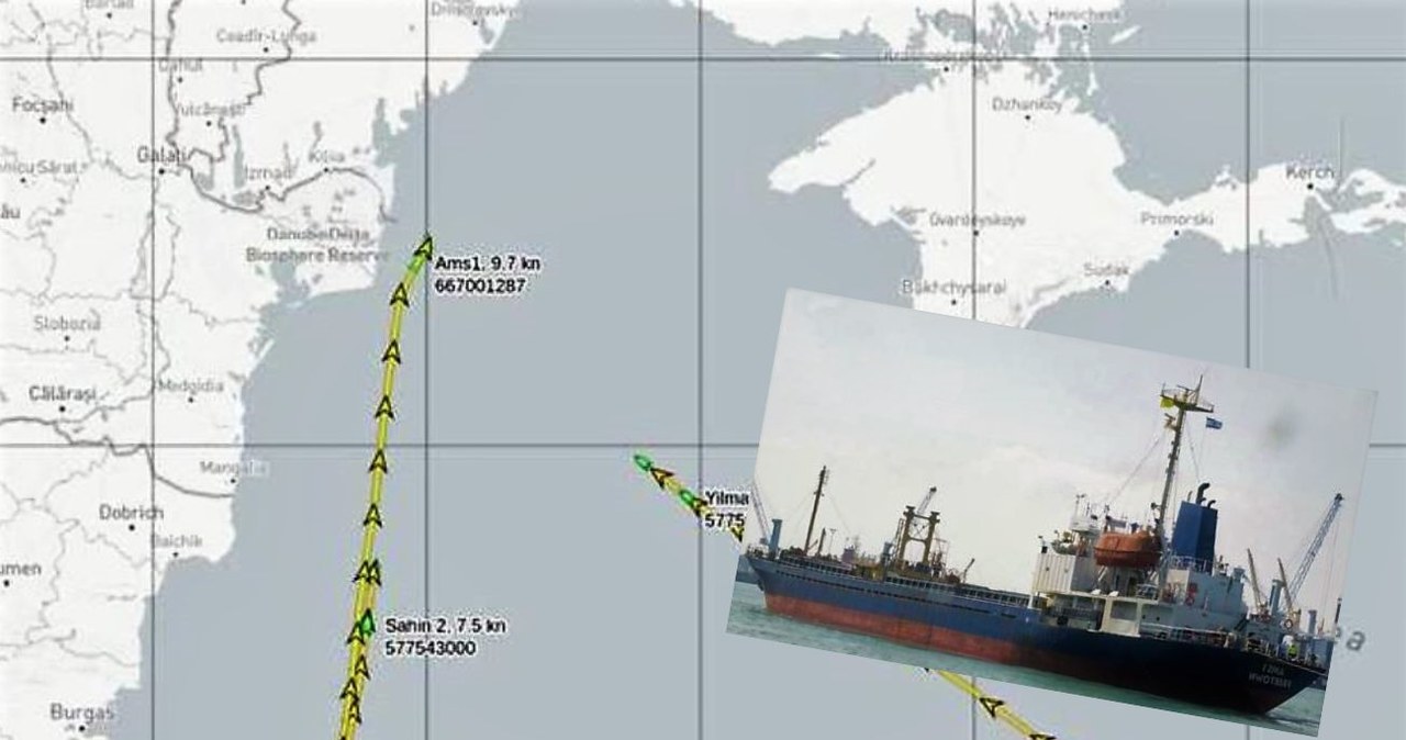 Izraelski statek przełamał rosyjską blokadę na Morzu Czarnym