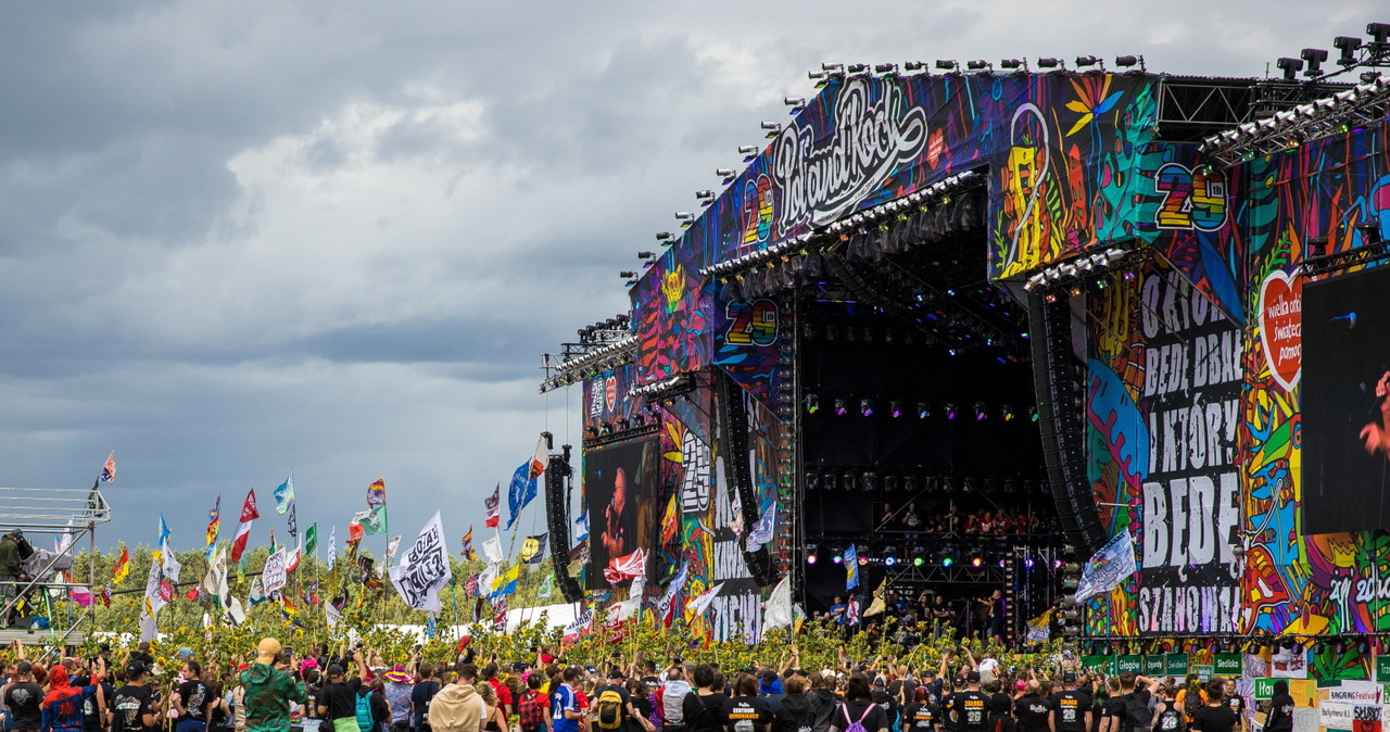 Zawaliła się konstrukcja na Pol’and’Rock Festival. Są poszkodowani