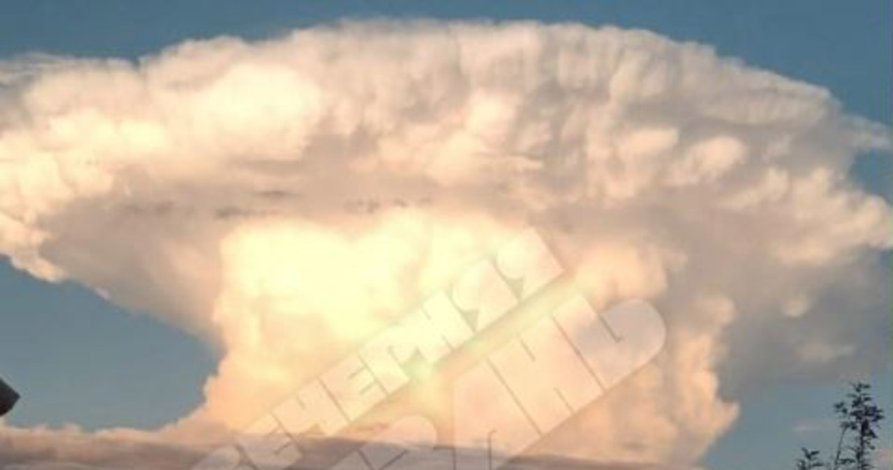 Myśleli, że to grzyb atomowy. Chmura wywołała strach w Kazaniu