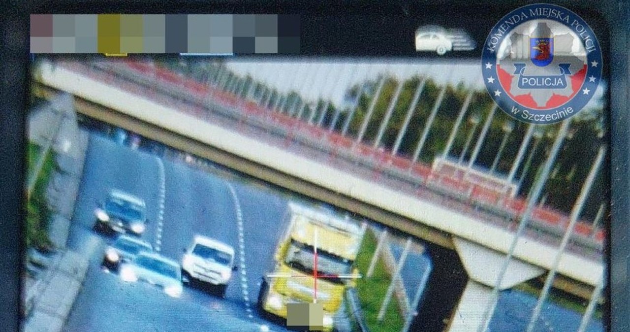 Pędził ulicami Szczecina ciężarówką z naczepą. Dostał 2 tys. zł mandatu
