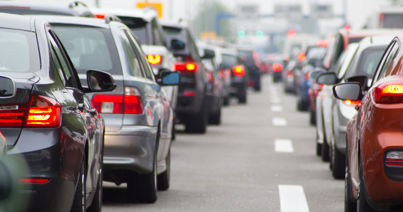Wielokilometrowe korki na autostradowej obwodnicy Krakowa