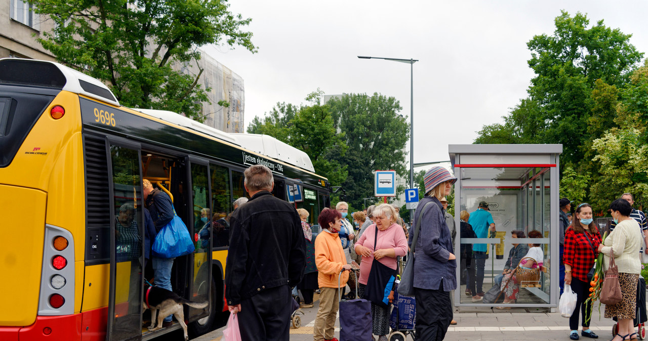 Kobieta przytrzaśnięta przez drzwi autobusu. Trafiła do szpitala