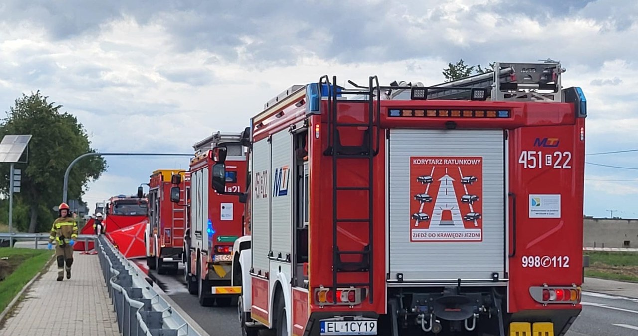 Tragedia w Łódzkiem. Nie żyją 3 osoby, w tym dziecko