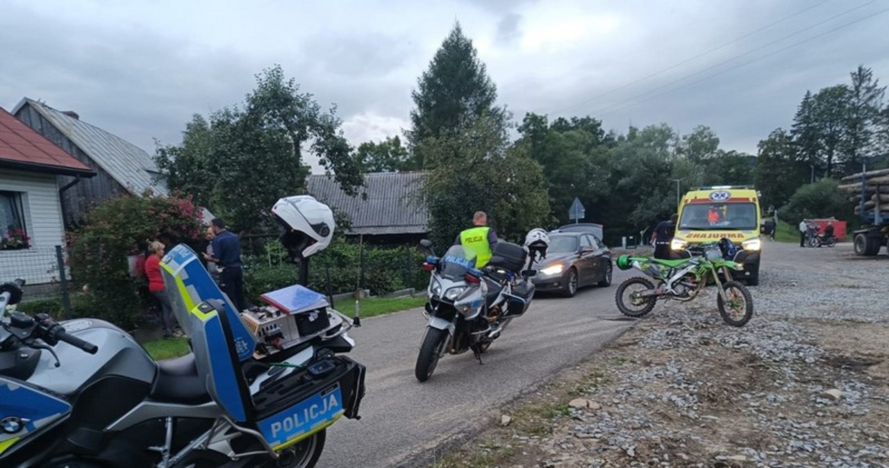 Policyjny pościg za pijanym 20-latkiem na motocyklu