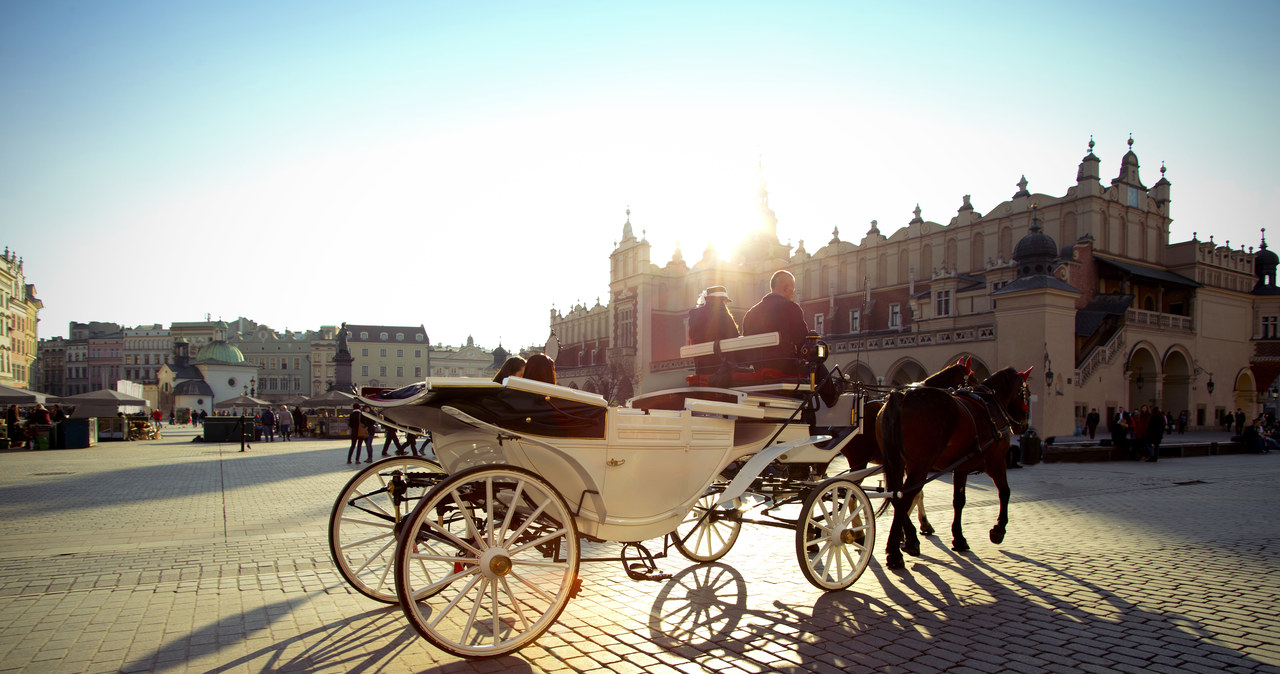 Kraków. Z powodu upałów zakaz wjazdu dorożek na Rynek Główny