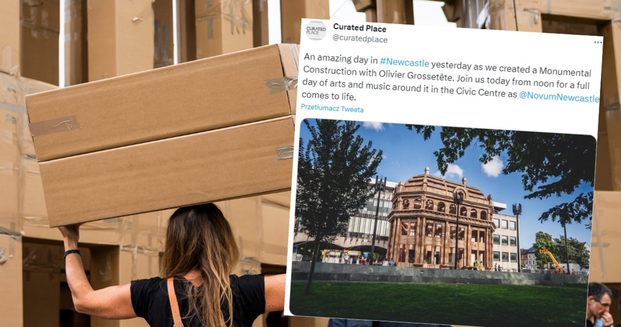 W Newcastle powstała kamienica z… kartonowych pudeł
