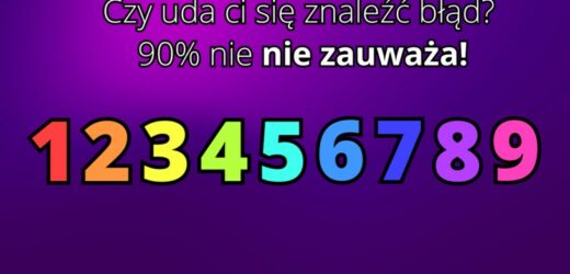 Zagadka dla najbardziej inteligentnych. Tylko 10% zauważy błąd w 10 sekund