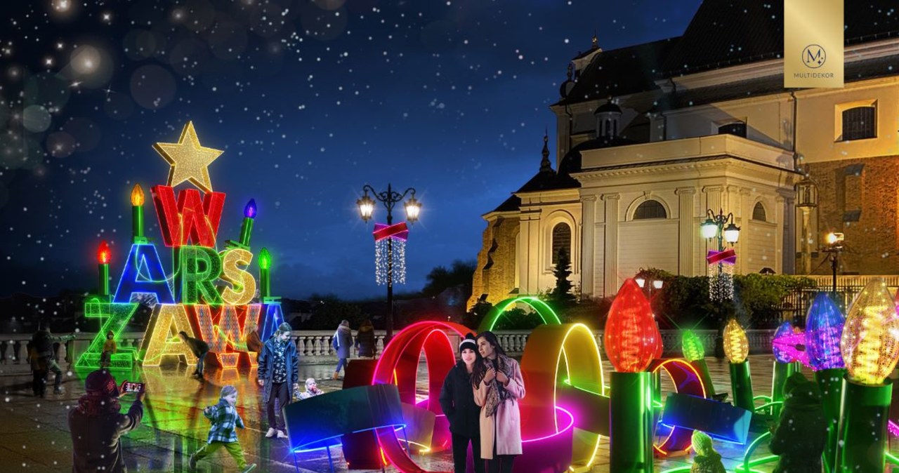 Warszawa szykuje się na… Boże Narodzenie. Zaprezentowano iluminację