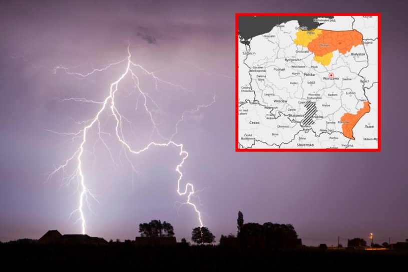 Burze niemal w całym kraju. Wydano ostrzeżenia drugiego stopnia