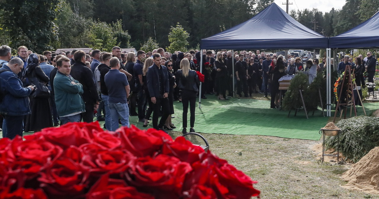 Jewgienij Prigożyn pochowany na cmentarzu w Petersburgu