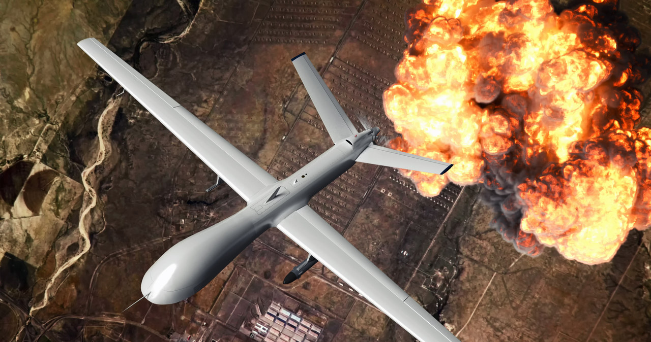 Atak dronów na lotnisko w Pskowie. Uszkodzone samoloty IŁ-76