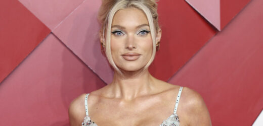 Elsa Hosk chwali się sylwetką w czarnym, obcisłym zestawie