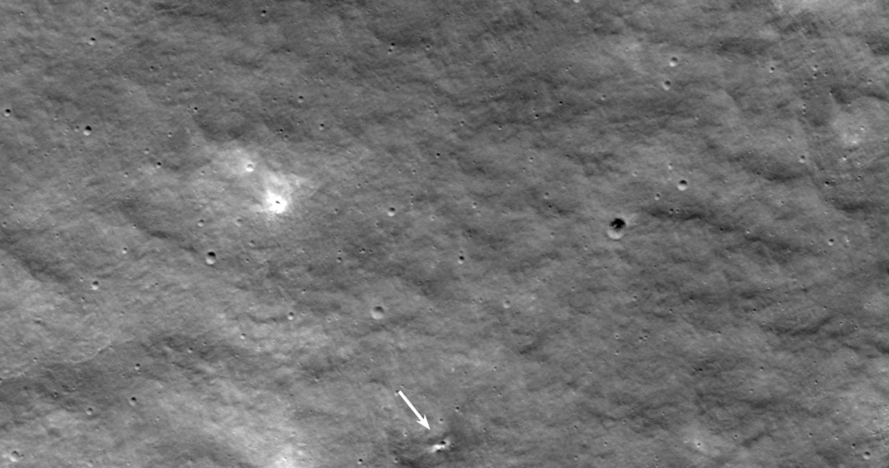 Tu rozbiła się rosyjska sonda Łuna-25. NASA pokazała zdjęcia krateru