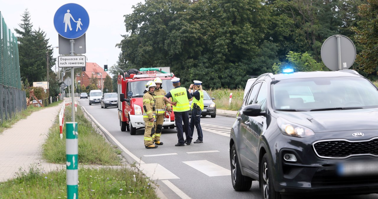 Wypadek z udziałem rowerzysty. Samochodem kierowała minister zdrowia