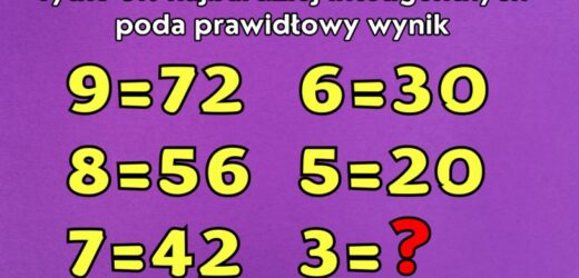 Tylko nieliczni znajdą poprawną odpowiedź na tę zagadkę. Ile wynosi liczba trzy?
