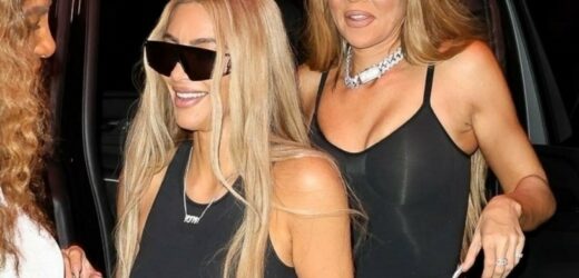 Blask, kryształki i srebro w roli głównej. Siostry Kardashian na koncercie Beyonce