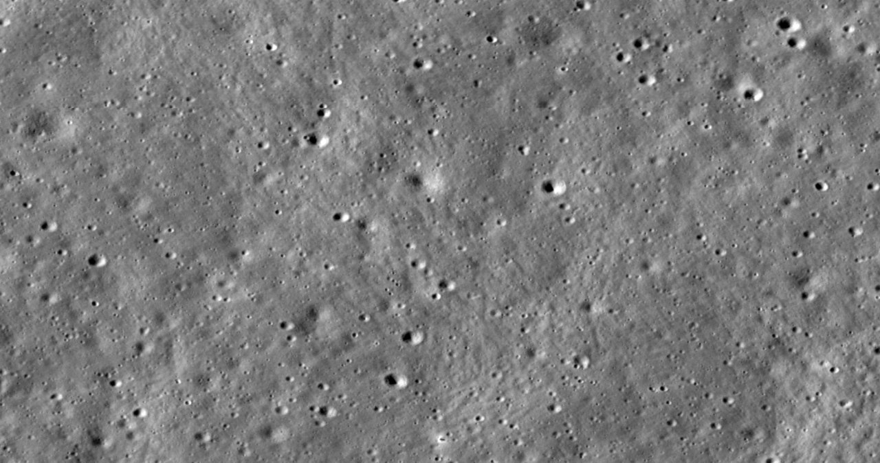 NASA pokazała miejsce lądowania indyjskiej sondy na Księżycu