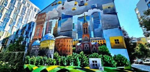 Znaleźli sposób na czyste powietrze. Mural o właściwościach setek drzew