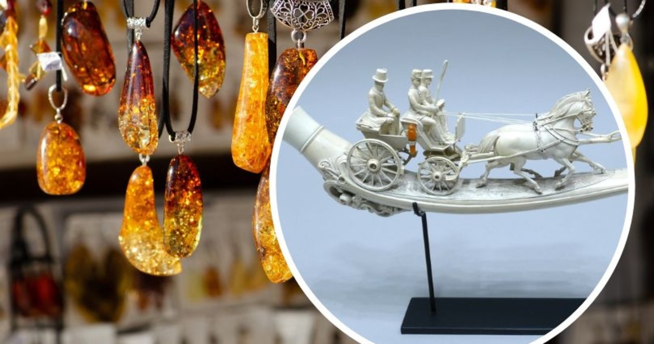 Cygarniczka z morskiej piany, złota i bursztynu w gdańskim muzeum