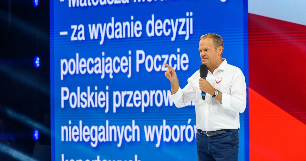 „100 konkretów na 100 dni”. Tusk zaprezentował program PO [ZOBACZ]