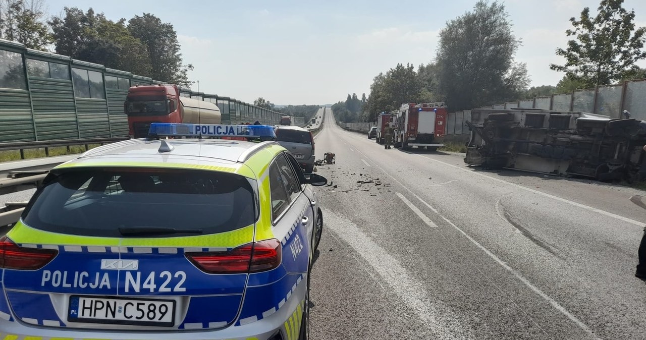 Wypadek na obwodnicy Trójmiasta. Nie żyje dwóch mężczyzn