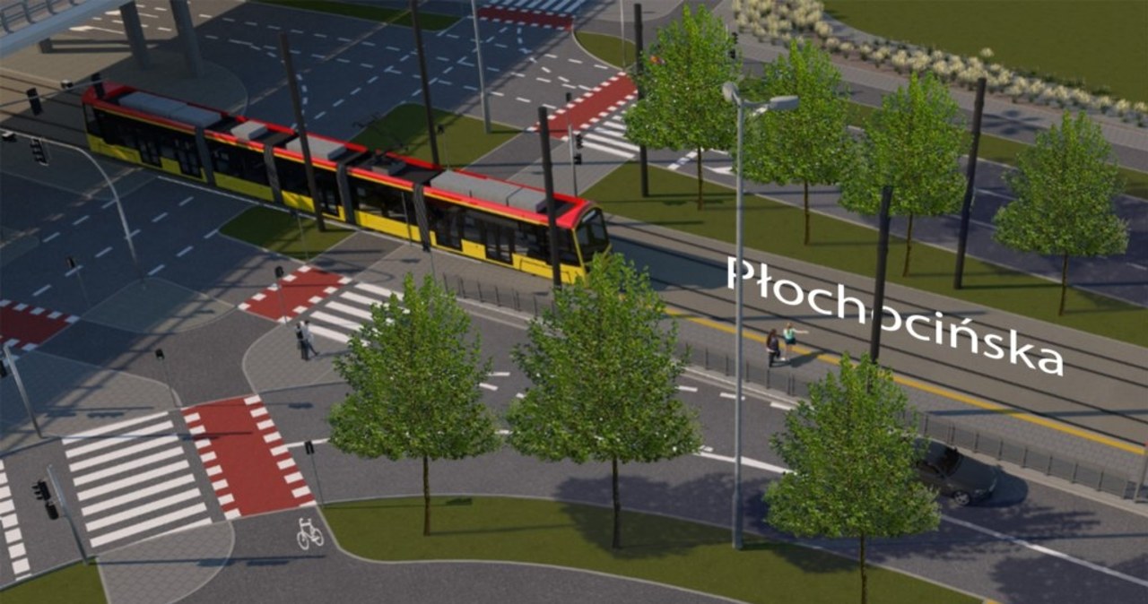 Tramwaj połączy Żerań z Tarchominem. Jest wstępny plan budowy