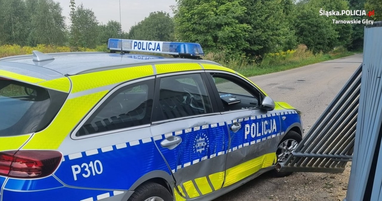 Staranował radiowóz podczas ucieczki przed policją. Padły strzały