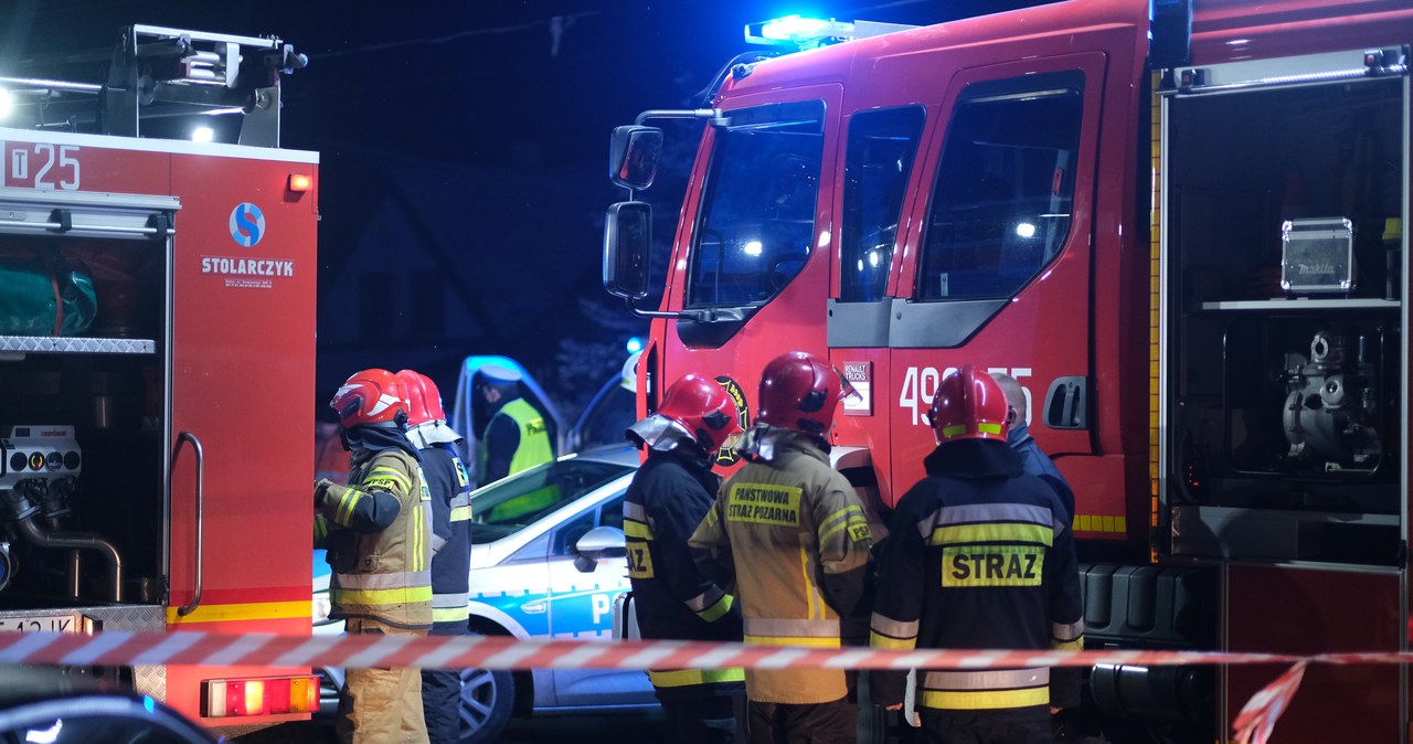 Pożar domu w Pyskowicach. Trzy osoby ranne