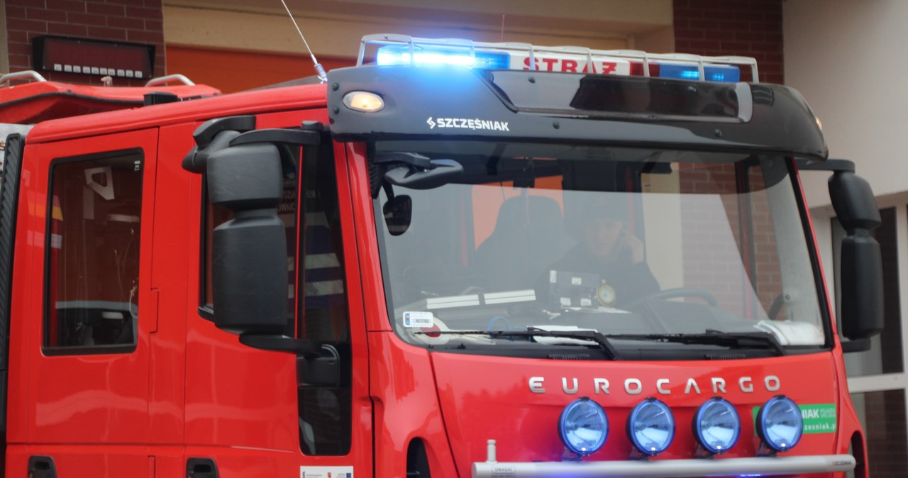 Pożar w Jegłowniku. Poszkodowana matka i troje dzieci