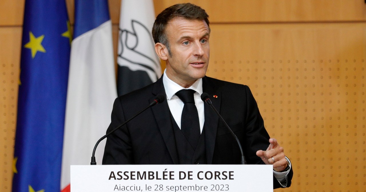 Macron zapowiedział autonomię Korsyki