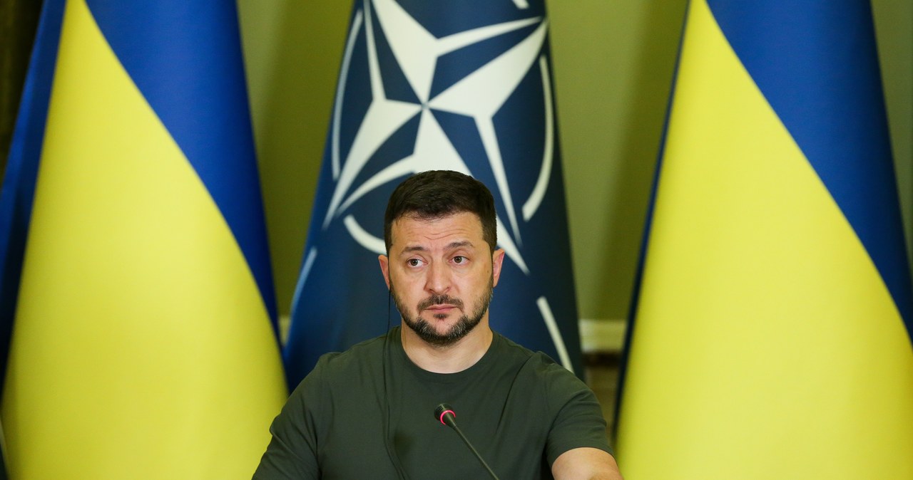Prezydent Zełenski: Zasługujemy na członkostwo w NATO [RELACJA]