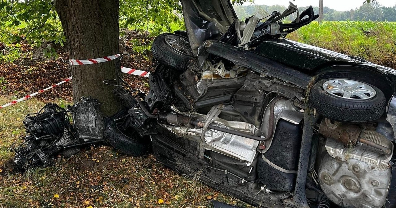 Wypadek koło Słupska. Jedna osoba nie żyje, pięć jest poszkodowanych