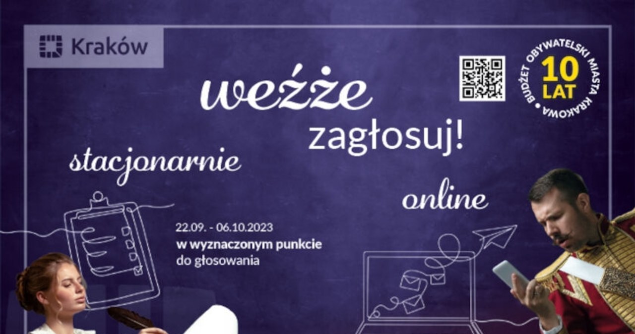​Budżet obywatelski Krakowa. Jeszcze tylko 2,5 dnia na głosowanie