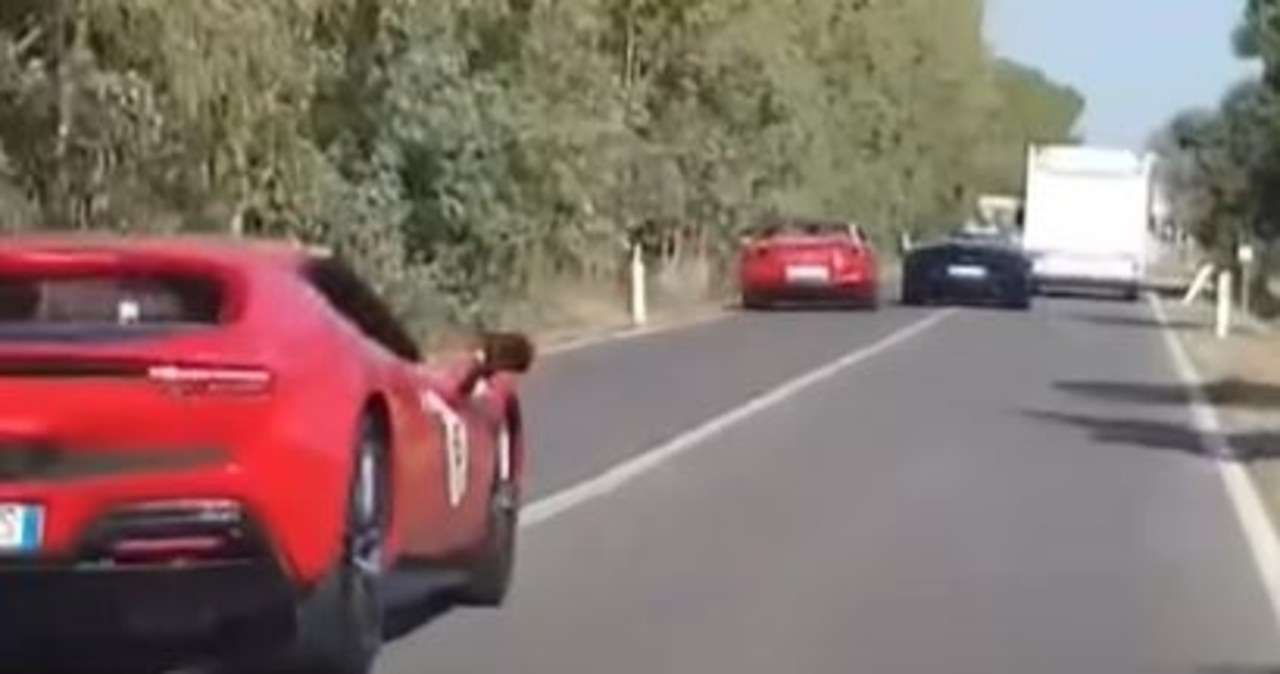 Koszmarny wypadek ferrari i lamborghini na Sardynii. W aucie miliarder i aktorka