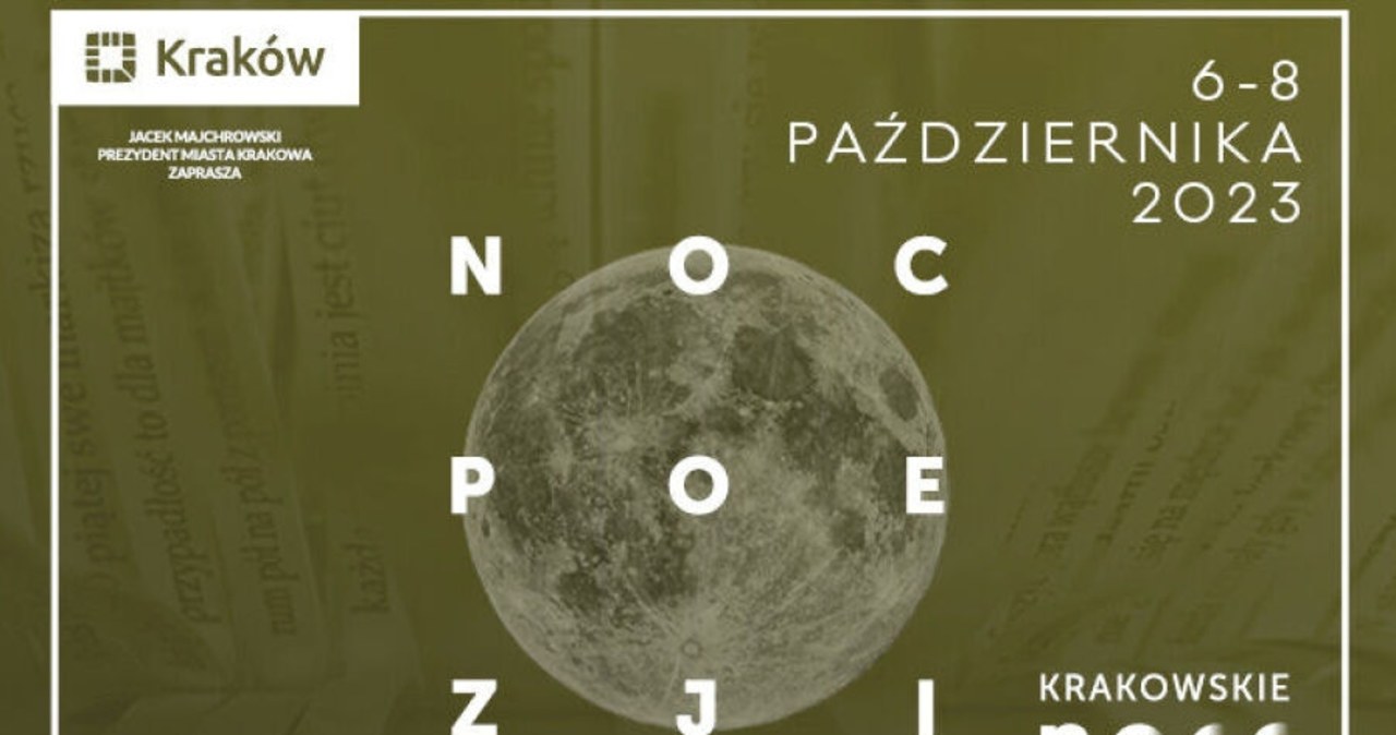 ​Noc Poezji, a w zasadzie noce. Już od jutra