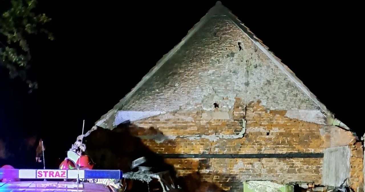 Opolszczyzna. Pożar po wybuchu butli z gazem