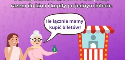 Podchwytliwy test na logiczne myślenie. Tylko 1% osób wie, jak odpowiedzieć na to pytanie. „Ile łącznie musiały kupić biletów?”