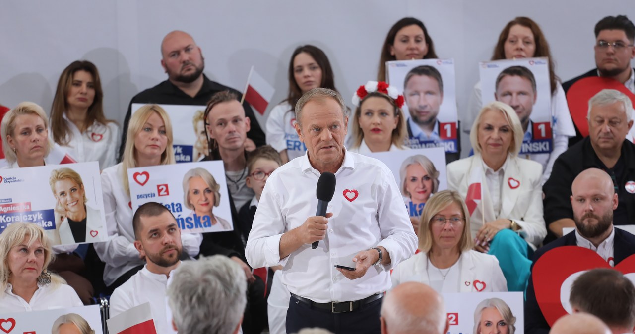 Tusk o debacie w TVP: Nieobecność Kaczyńskiego może być sygnałem dla wyborców PiS