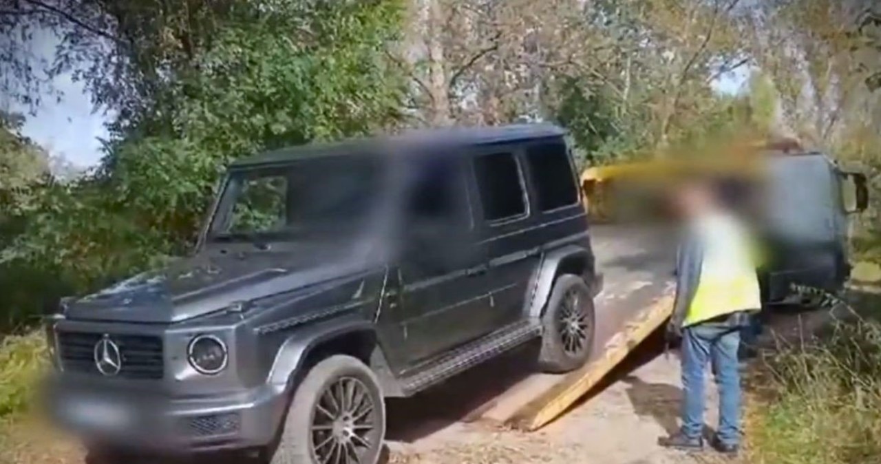 Ukradł mercedesa wartego 600 tys. zł. Po pościgu został zatrzymany