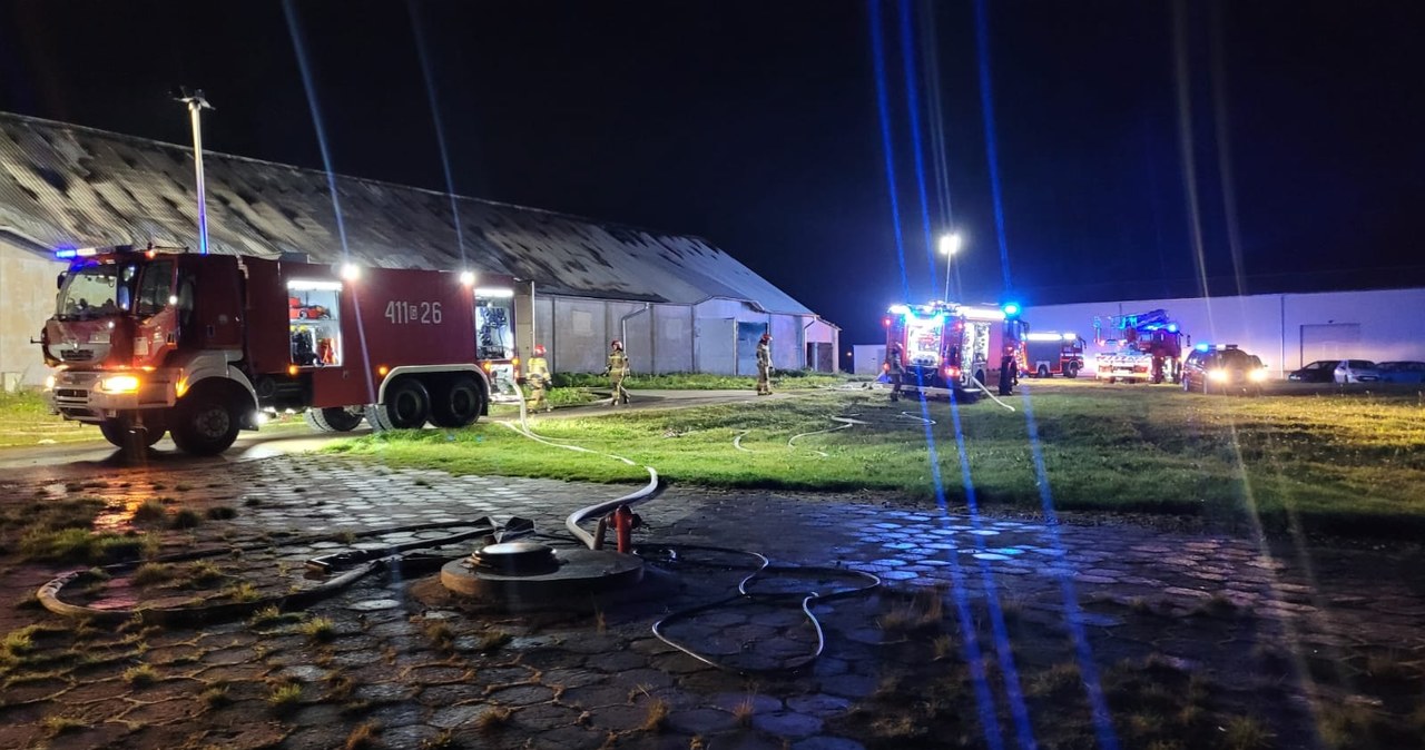 Pożar firmy rolniczej na Pomorzu. Nieoficjalnie: To mogło być podpalenie