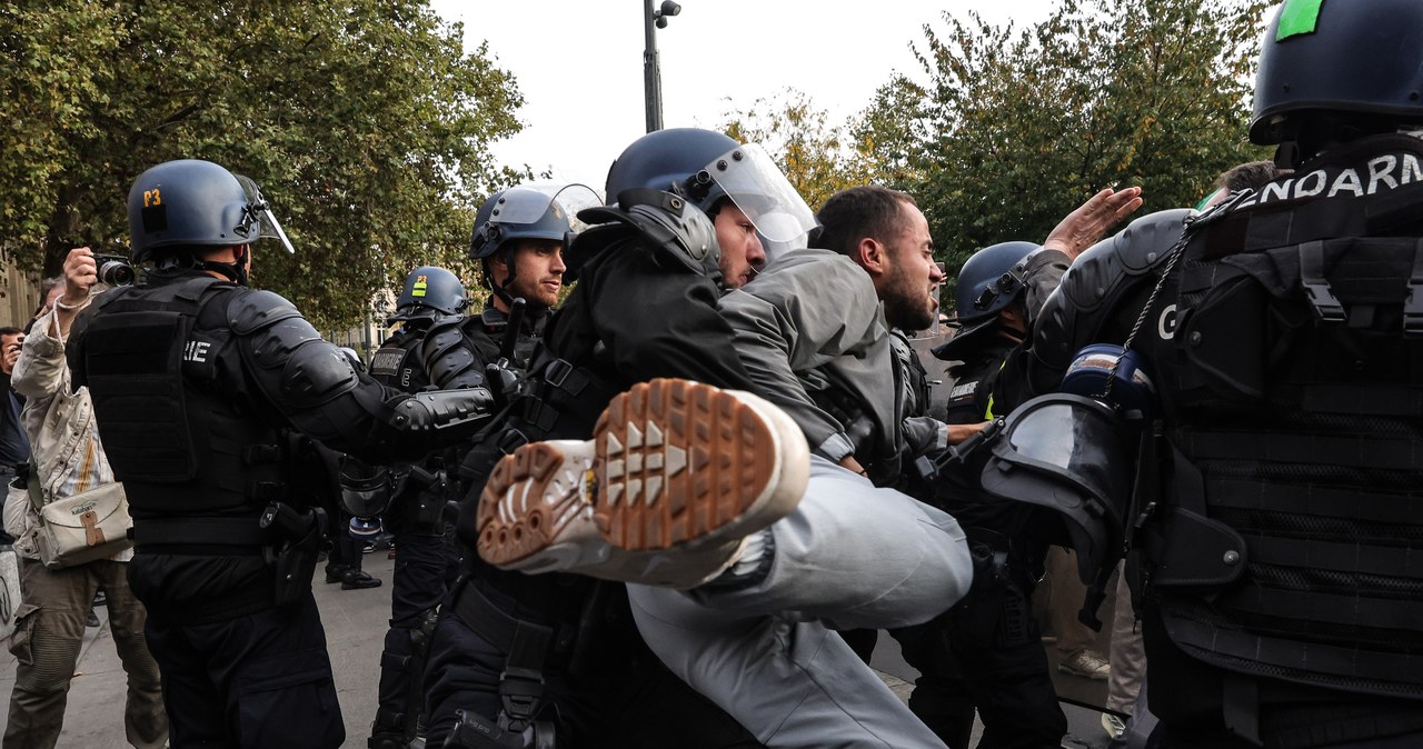 Zamieszki we Francji podczas propalestyńskich manifestacji