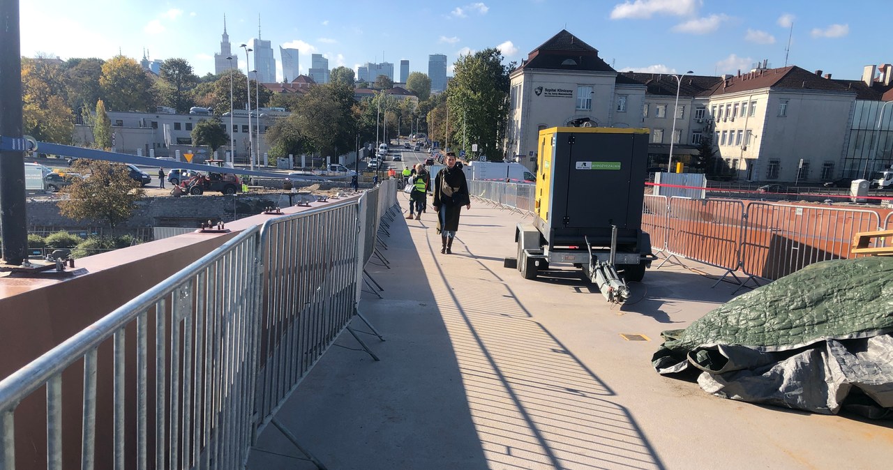 Warszawa: Nowa kładka połączyła dwa brzegi Wisły