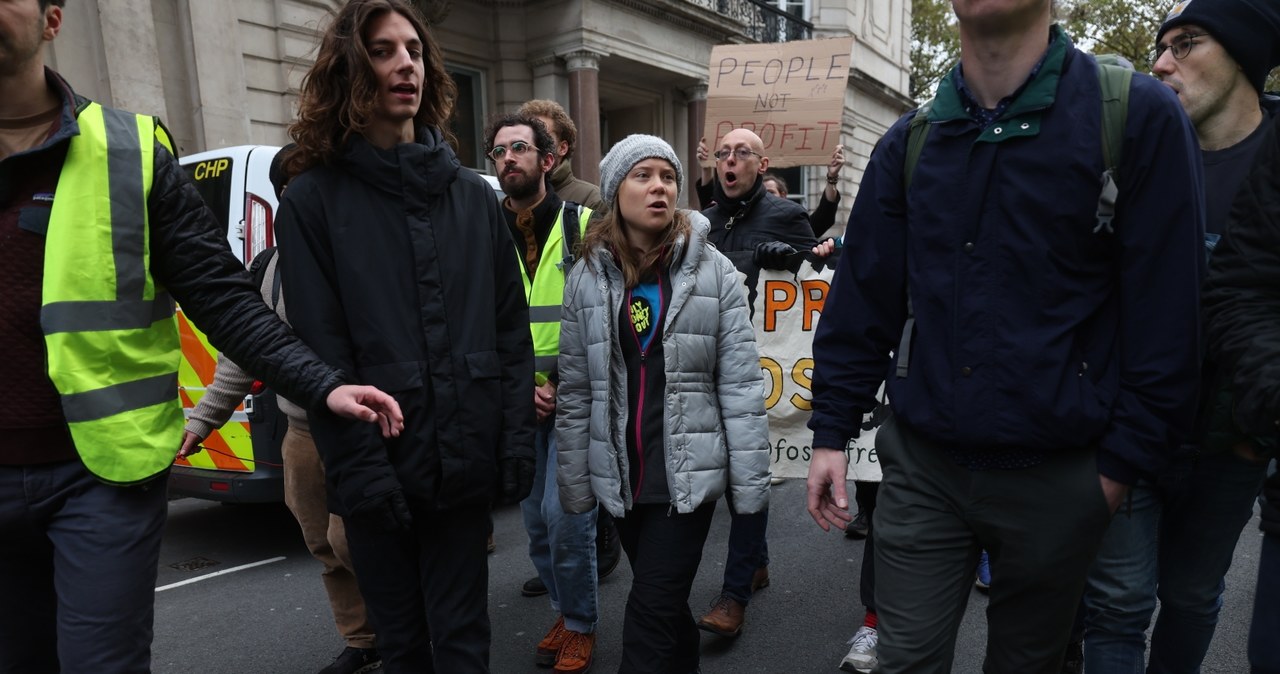 Greta Thunberg zatrzymana przez policję podczas demonstracji w Londynie