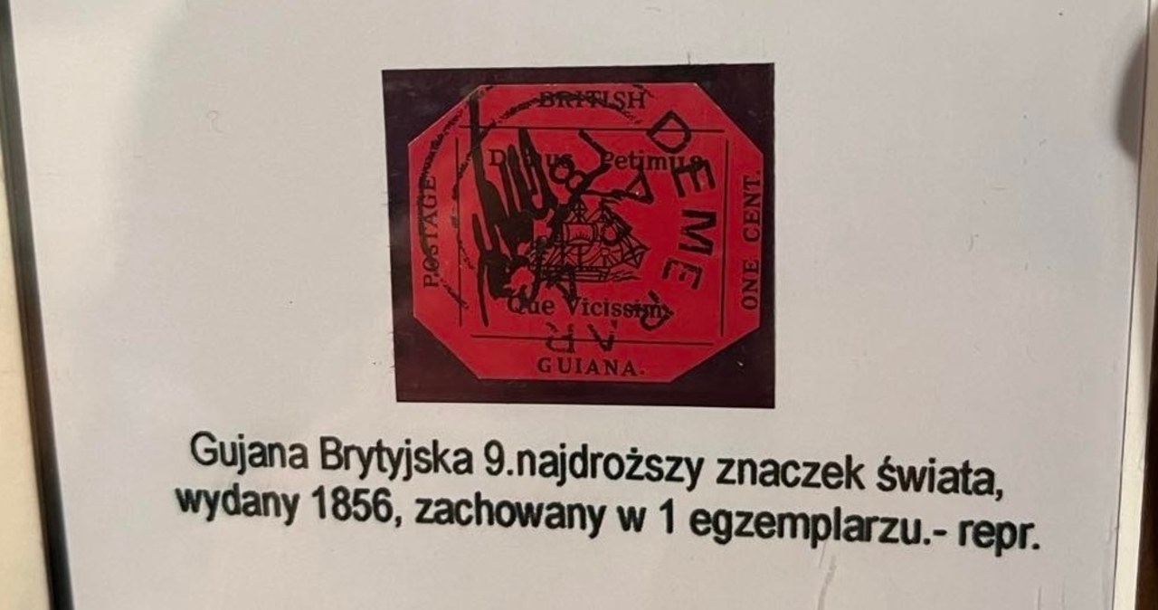 Najdroższy znaczek na świecie. We Wrocławiu zobaczysz jego kopię