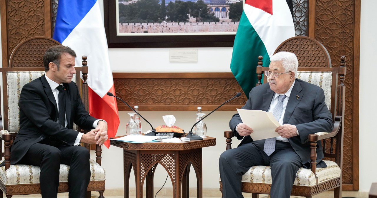 Macron chce państwa Palestyńskiego i ostrzega przed Hamasem