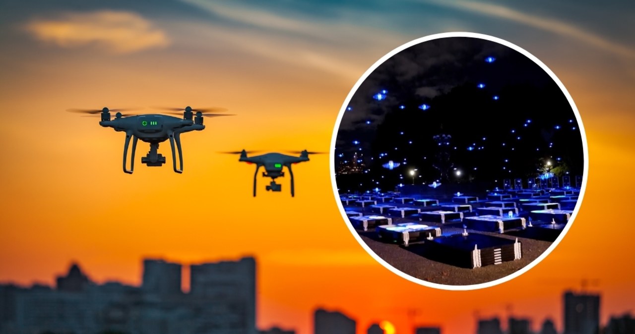Tysiąc dronów na niebie. Zobaczcie niezwykły pokaz