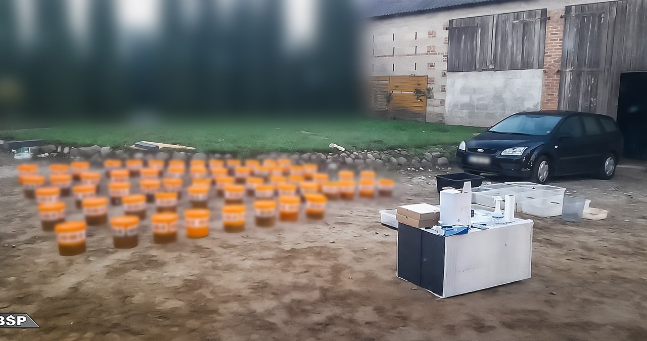 Laboratorium narkotyków w stodole