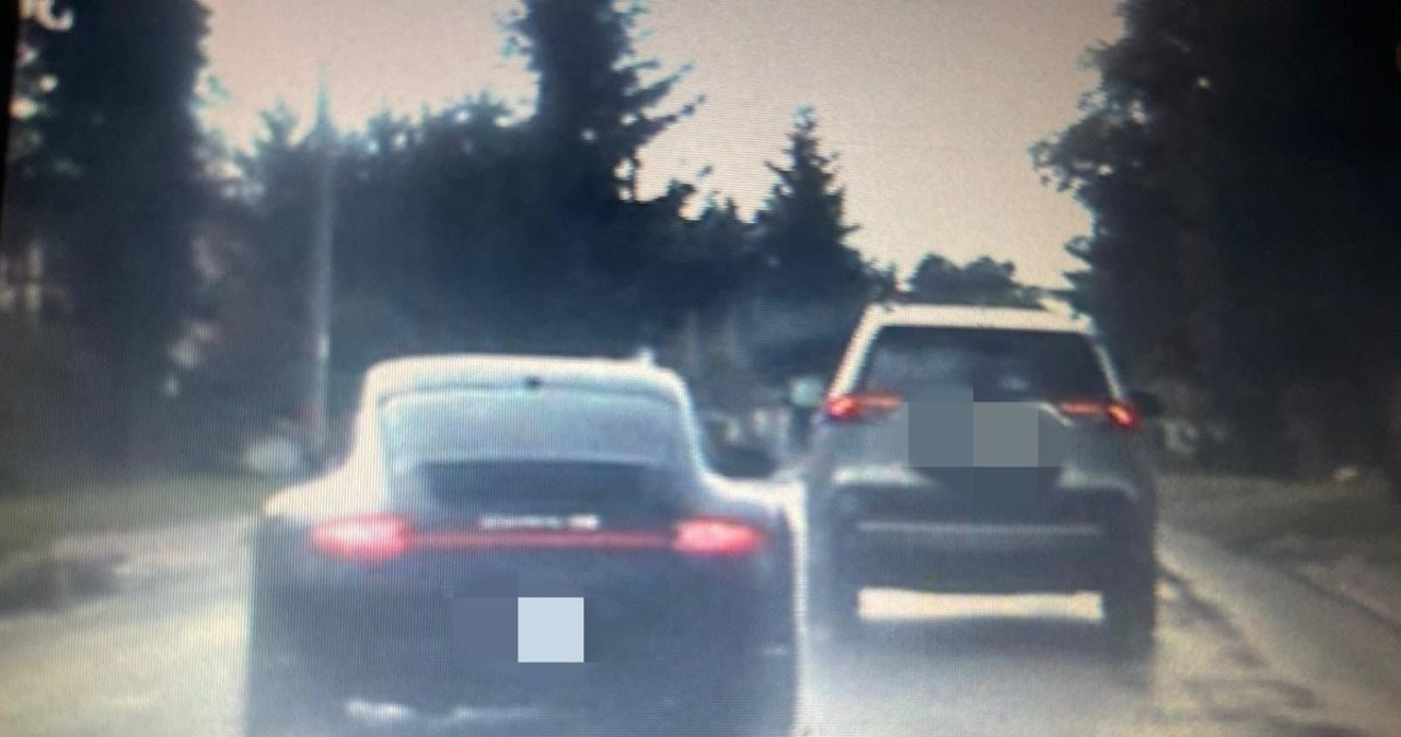 Szaleńcza jazda kierowcy Porsche Carrera. Dostał 23 punkty karne