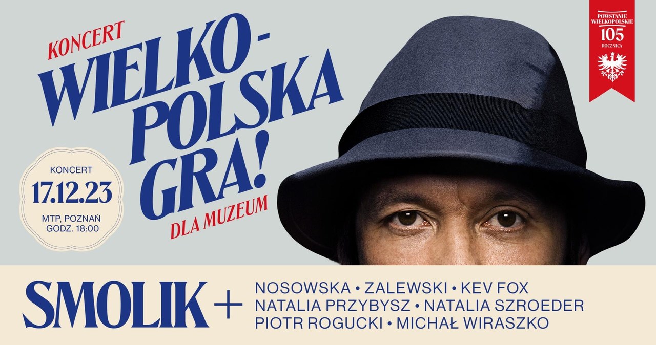 „Wielkopolska GRA! dla muzeum”. Koncert w 105 rocznicę powstania