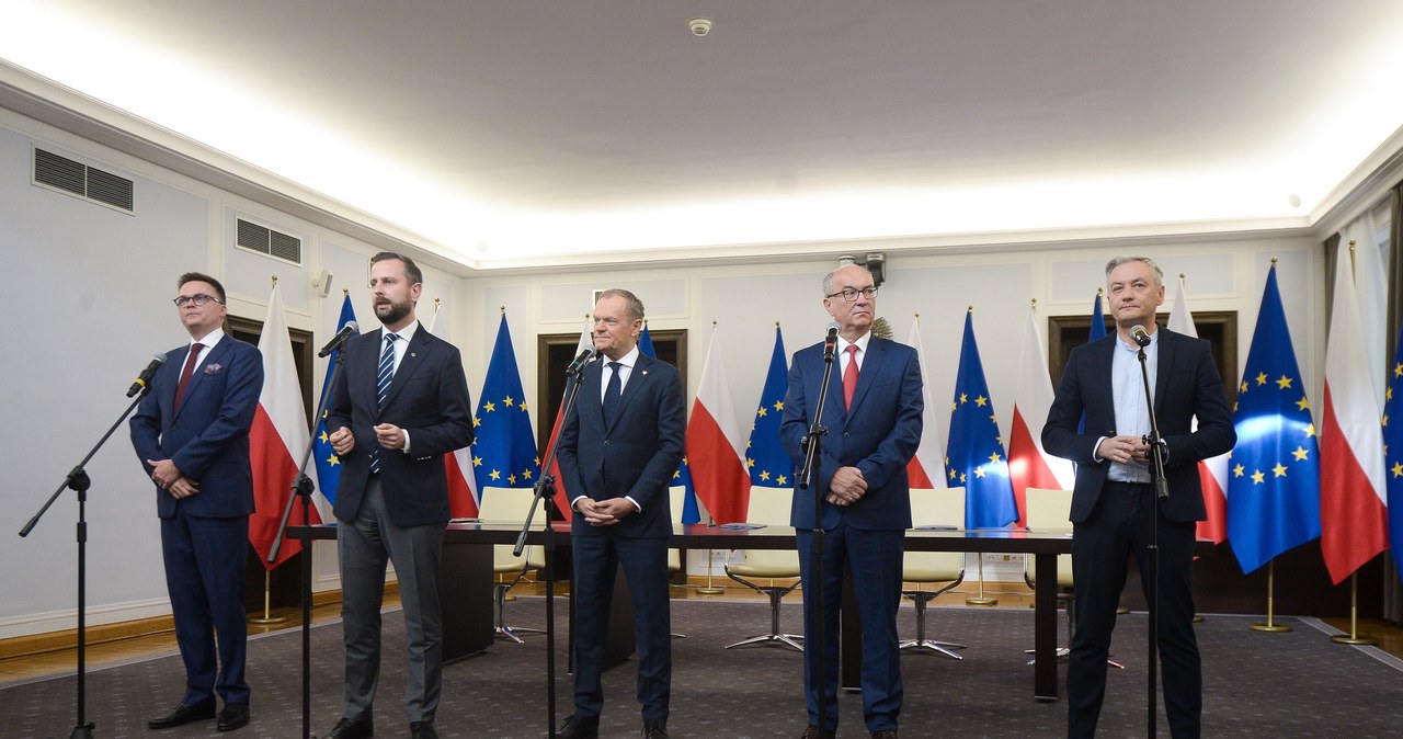 Umowa koalicyjna KO, PSL, Polski 2050 i Lewicy parafowana